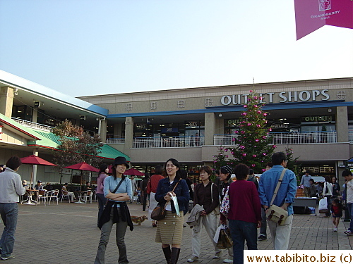The end part of Grandberry Mall consists of a group of casual wear outlet shops