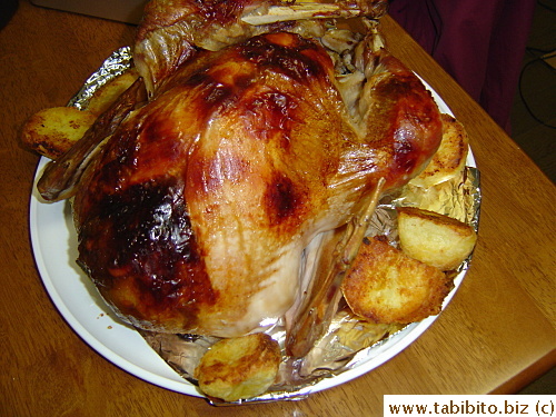 Our 3.5 kg (8lb) turkey