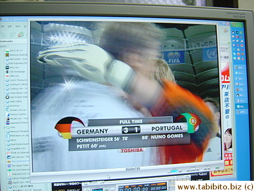 Final score after the match. Schweinsteiger's two almost identical goals are just brilliant