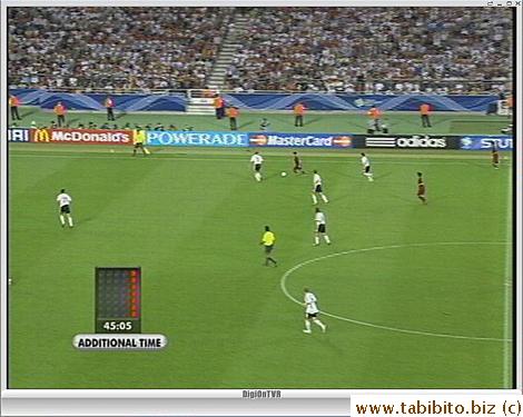 First half is nearly over, nil-nil