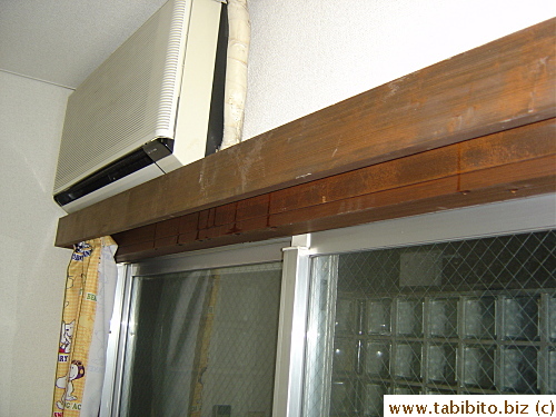 The old air-conditioner drips like crazy