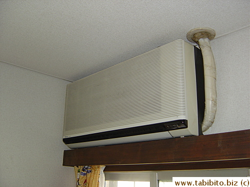 The very dated air-con