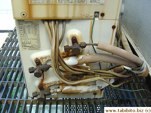 The pipes and wires look terrible