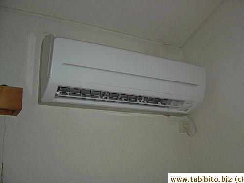 New air-con upstairs too