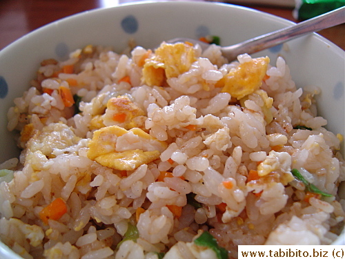 I made fried rice with it