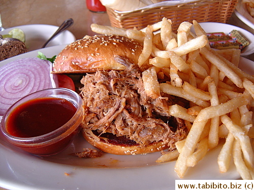 BBQ Kalua Pork Burger (Island Style Slow Roasted Kalua Pork on Brioche Bun) $9.95