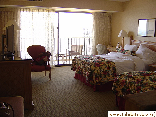 Our room's kinda big, this picture shows half of it