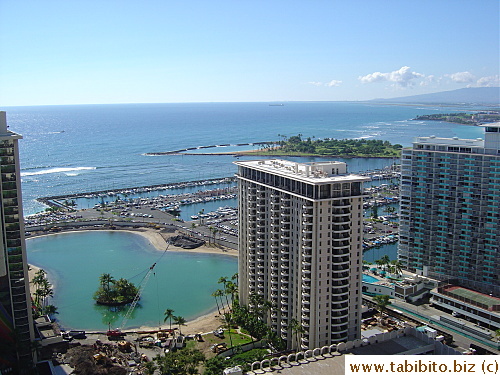 This is what we see when we stand toward the right side of the lanai