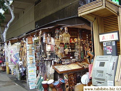 Hawkers inside International Market Place on Kuhio Ave which seem to be run by Koreans only