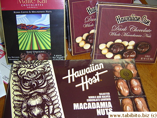 Chocolate souvenirs for KL's colleagues