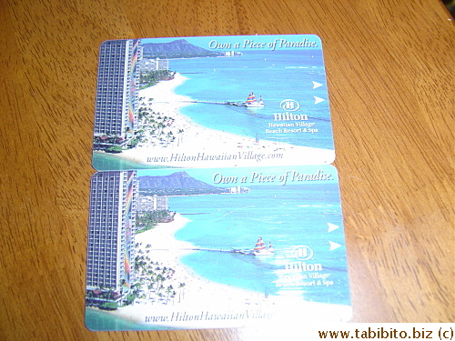 Our room keys