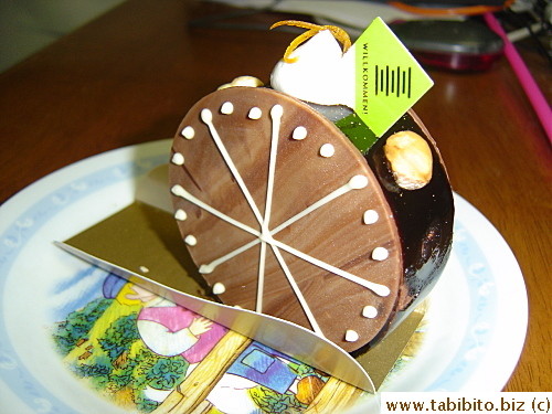 Chocolate Wheel Cake (not the official name) 600Yen/$5.5