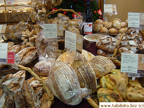 The bread on this table is too hard for my liking