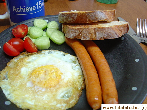 Brown Rice Bread for breakfast