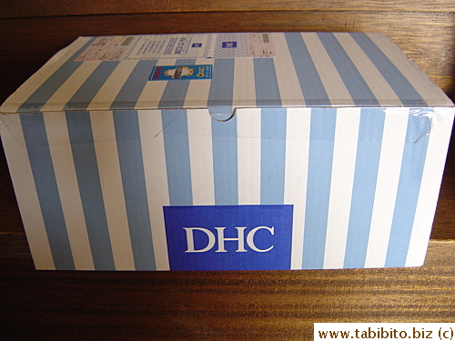 DHC's boxes are better looking than the average boring cardboxes