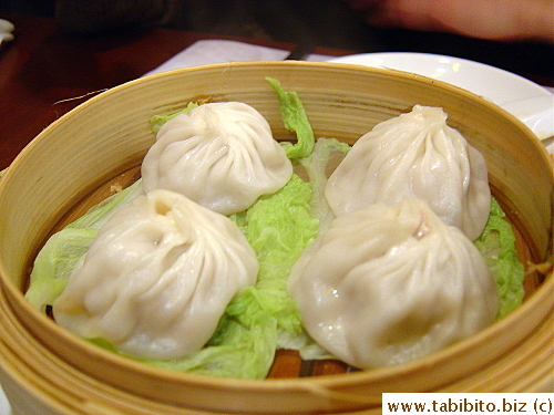 Shanghai Steamed Pork Dumplings (extremely juicy and flavorful) HK$22/US$2.8