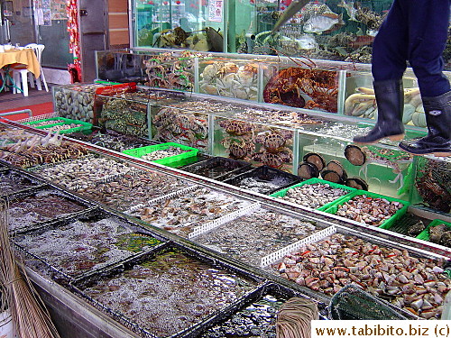 Cheung Kee has well stocked tanks