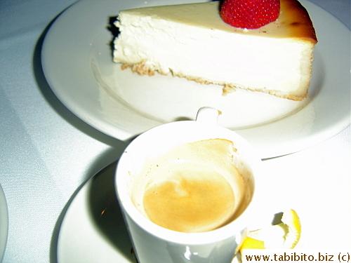 Cheesecake for the lady. I'm surprised it's not the other way round