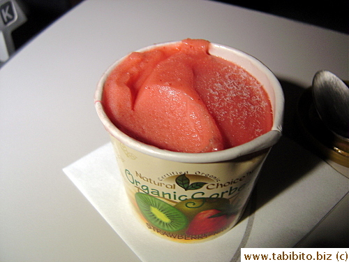 Snack: sorbet
