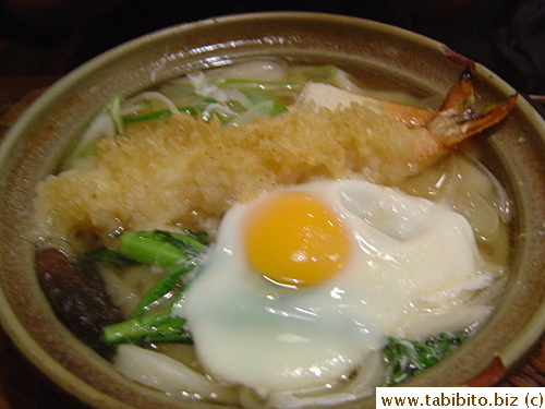 Tempura udon 1100Yen/$9