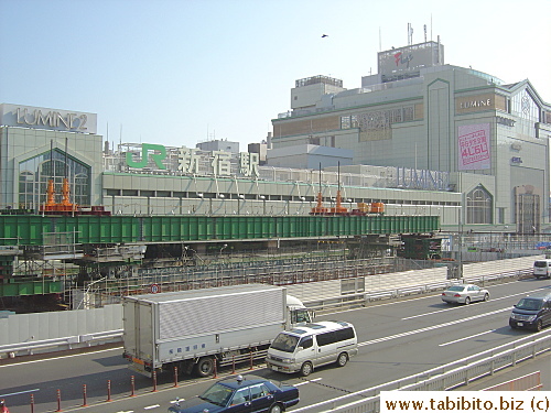 JR Shinjuku station is expanding