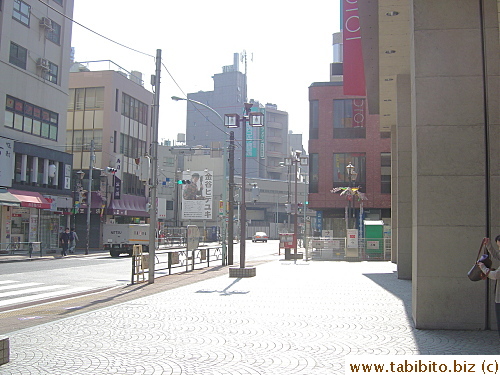 An empty street in Kichijoji