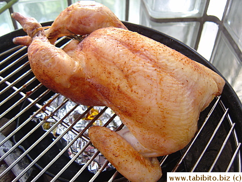 Chook on the grill