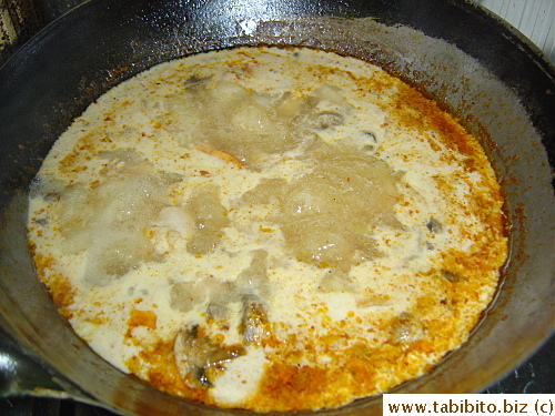 Soup boiling away