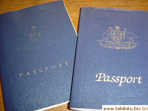 KL's passport is only three years old, but the Coat of Arms is all faded whereas my 6-yr-old one is still as good as new
