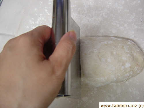 Divide dough into halves