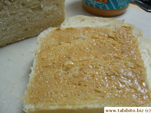 I usually eat it with peanut butter