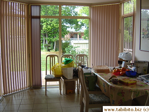 Another dining area next to the kitchen