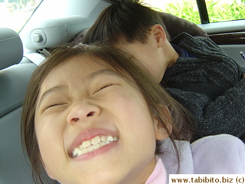 She is HIGH!