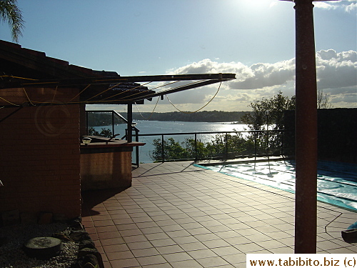 Outdoor entertainment area