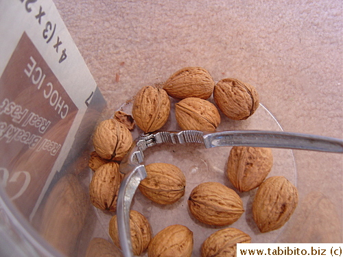 My parents munch on raw walnuts for a snack!
