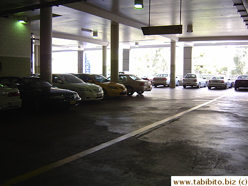 Shopping mall car park