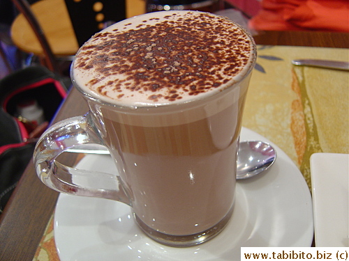 Hot chocolate for the lady