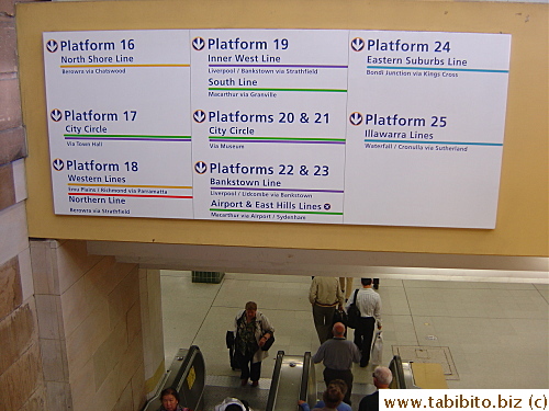 Lots of connecting train lines