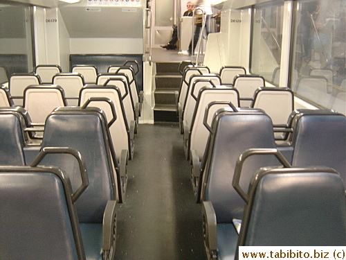 Our connecting train is the older style one