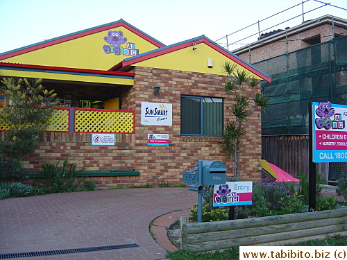 Oscar goes to daycare here
