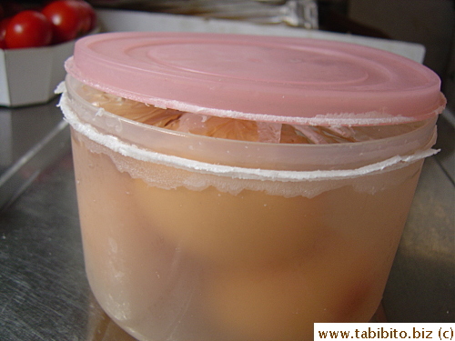 A ring of crystalized salt forms on the edge