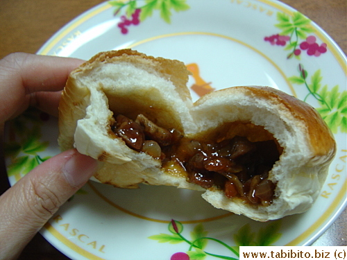 Soft fluffy warm bun with hot juicy filling equals SUPER AWESOME!