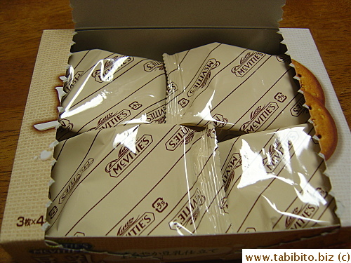 Four packs in a box as usual