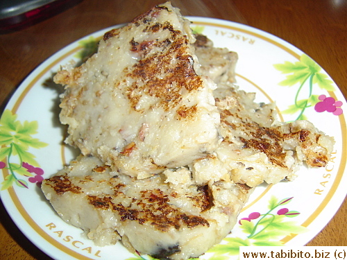 And panfried, yum yum!