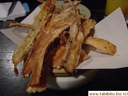 Burdock chips 420Yen/$3.7
