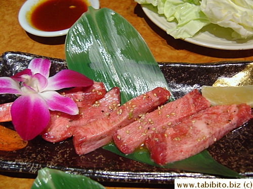 I'm also just posting some dinner pictures. Most of what we ate was identical to the ones we ate with Peter and his family. If you'd like to see them, go to that post. Anyhoo, Winnie loved this beef tongue, tender yet firm, great flavor as well as texture