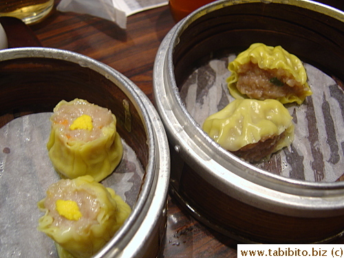 Japanese version of suimai (meat dumplings)...(shakes head)