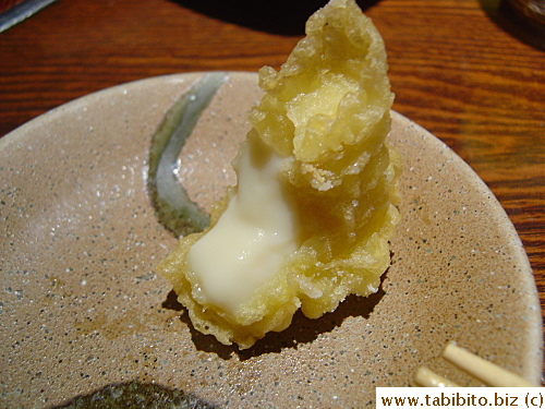 The tofu is soooo creamy it has the texture of melted cheese, but 100% tofu taste
