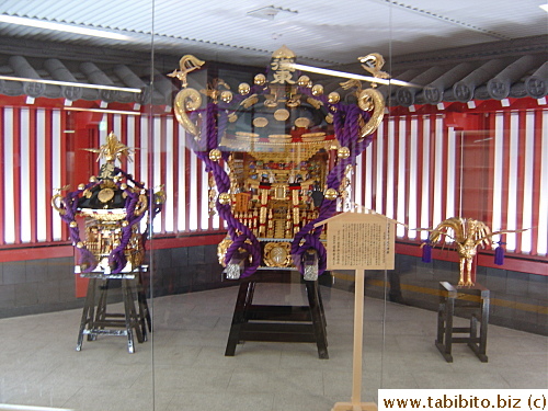 Display inside Asakusa Station