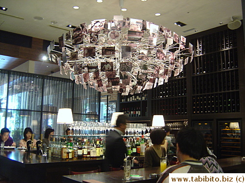 The bar area where they make you wait even when there're tables hoping you'd buy a drink, but we didn't, haha